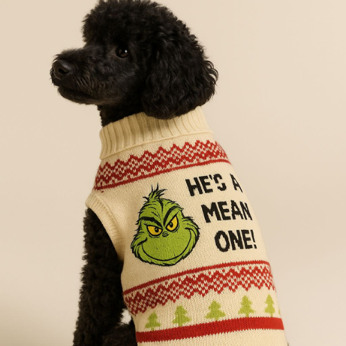 Grinch Dog Sweater (Talla M)