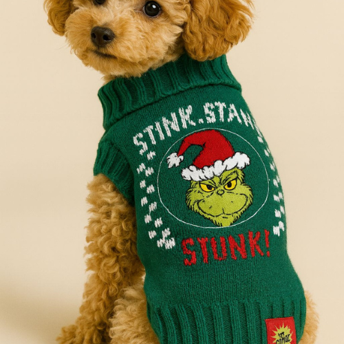Grinch Dog Sweater (Talla XS) – Just4Pets