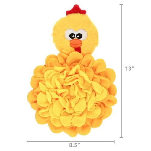 Snuffle mat & squeak toy