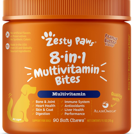 Multivitaminas Zesty Paws - Sabor pollo