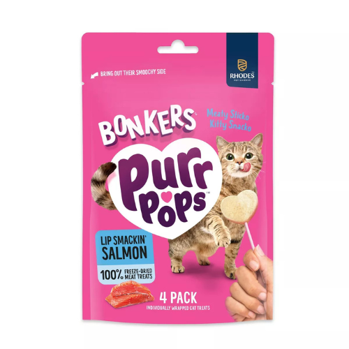 Premios en paletas para Gatos de salmon (4 unds)