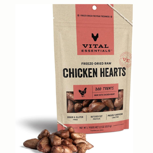 Corazón de pollo liofilizado para perro (1.9 oz)