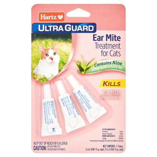 Tratamiento para ácaros de oído en gatos