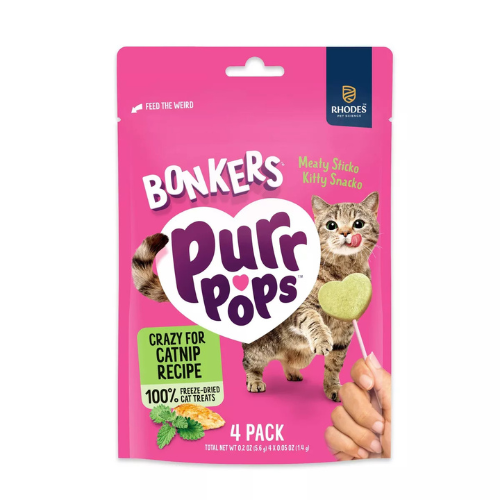 Premios en paletas para Gatos de catnip(4 unds)