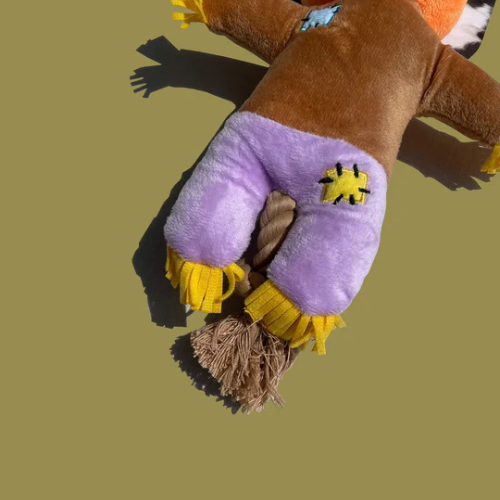 Spooky Woof Scarecrow Pet Toy