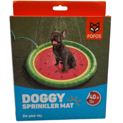 Doggy sprinkler mat