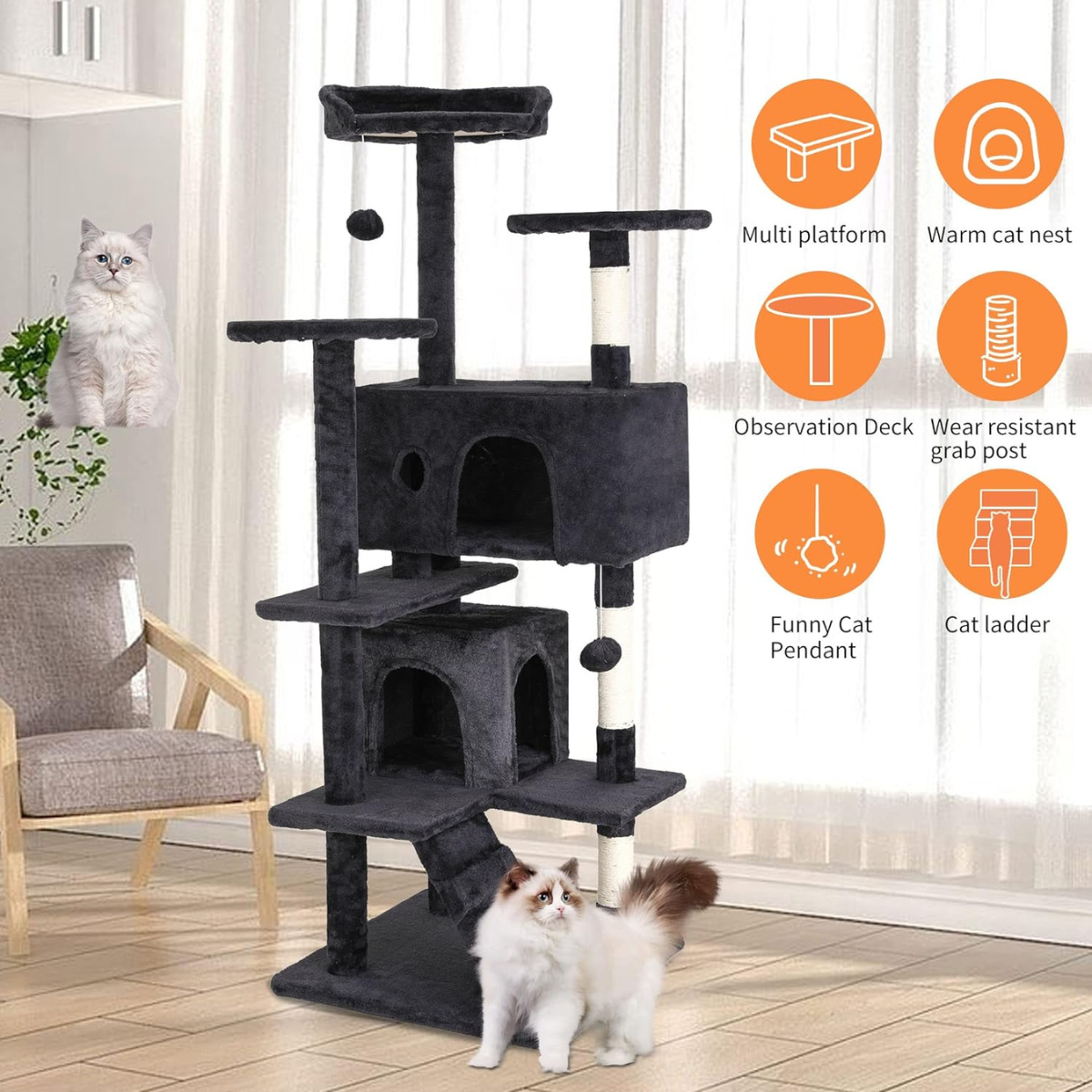 Torre para gatos