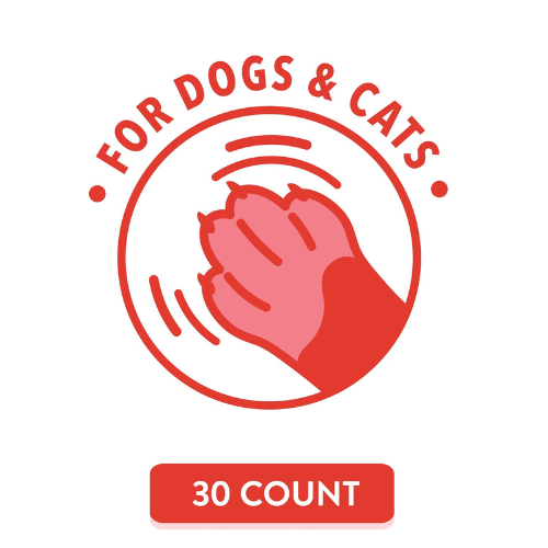 Toallitas para la Picazón con Aloe para Perros y Gatos, 30 Unidades