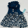 Blue dog dress