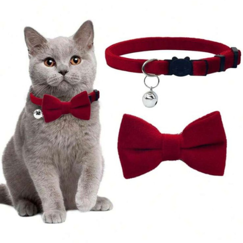 Bow tie cat collar