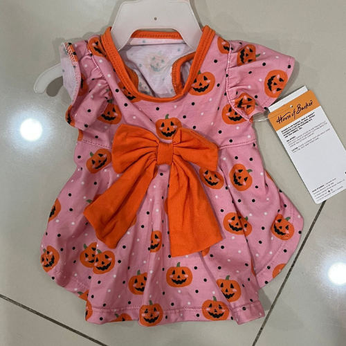 Vestido calabaza (xs)