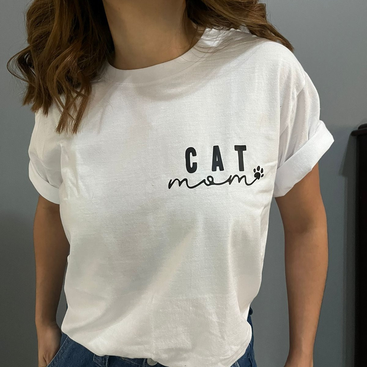 Camiseta “Cat mom”